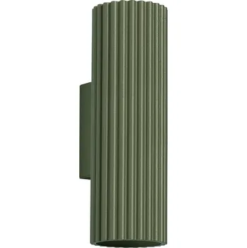 Nástěnné svítidlo Moderní nástěnné svítidlo Karbon 20 zelená olivová LED do obývacího pokoje a ložnice SOLLUX