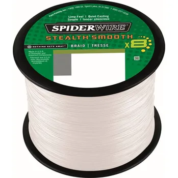 Příze Spiderwire STEALTH Smooth8 0.15mm 16.50kg, průhledná (Hustě pletená šňůra z 8 mi vláken vyrobena v U.S.A.)