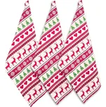 Sada 3 utěrek 50*70 cm, zimní sob