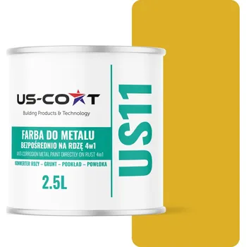 barva na kov BARVA NA KOV NA REZ ALUMINIUM 4v1 ŽLUTÁ CITRONOVÁ RAL 1012 POLOMAT 2,5L