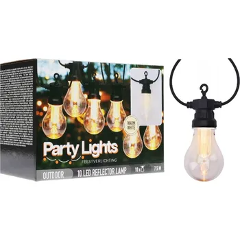 Venkovní osvětlení Světelná girlanda ProGarden 300 cm síťovaná žlutá