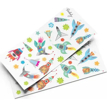 Odstranitelné tetování Dočasné tetování - rakety pro zábavu