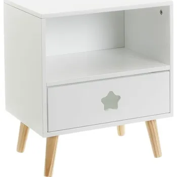 Noční stolek Bílý dětský noční stolek – Casa Selección ID_1554292