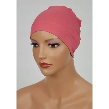 Čepice Eva Design turban růžový, univerzální velikost