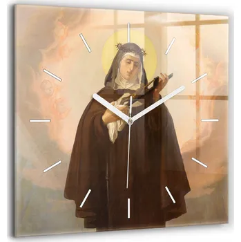 Hodiny Nástěnné hodiny SacroArte béžové 60 cm