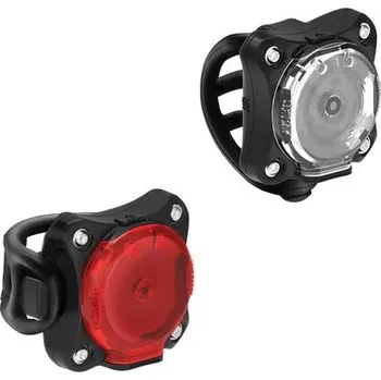 Cyklosvítilna LEZYNE Sada světel LEZYNE LIGHT PAIR ZECTO DRIVE 250+ / ZECTO DRIVE 200+ PAIR BLACK / BLACK - Uni