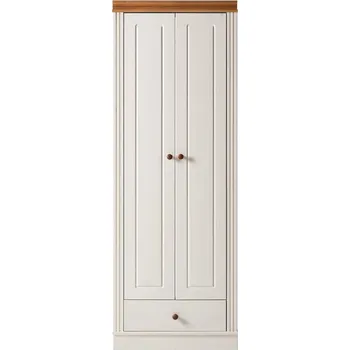 Šatní skříň Bílá šatní skříň z borovicového dřeva 65x180 cm Anita – Støraa ID_1670808