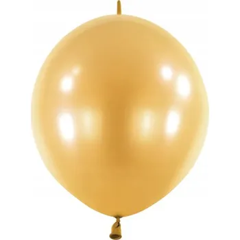 Balónek Latexové balónky Decorator Gold Metallic E-Link