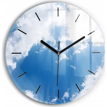 Hodiny Nástěnné hodiny SacroArte modré 30 cm