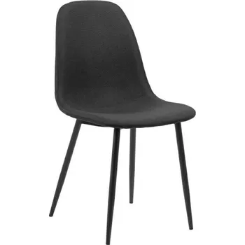 Jídelní židle Čalouněná jídelní židle Celia černá moderní skandinávský styl Actona