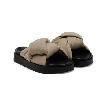 Dámské pantofle Nazouváky Inuikii Oversized 70104-147 708 Béžová 38