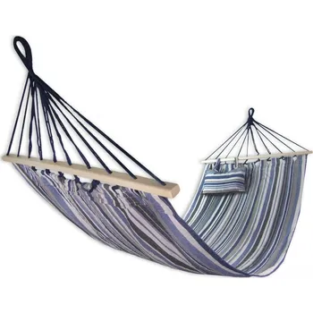 Houpací síť Houpací bavlněná síť Sedco 200x80cm s výztuhou a polštářkem varianta: vícebarevná