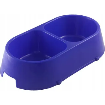 Miska pro psa Sada dvou plastových misek ANDAR, vícebarevná, 0 l