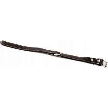 Obojek pro psa OBOJEK PRO PSA KOŽENÝ 3.0 X 60 CM ČERNÝ VEL. XL