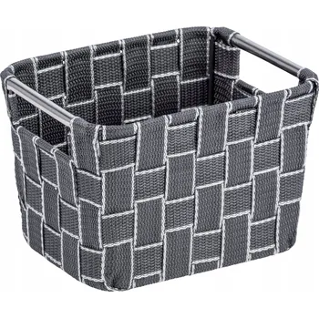 Úložný box Krabička v odstínech šedé a stříbrné