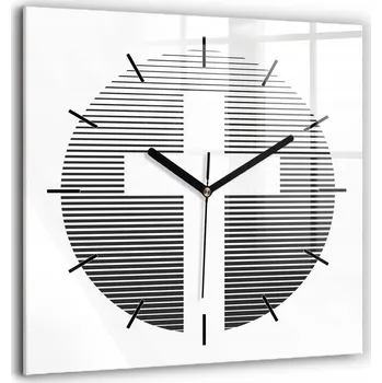 Hodiny Nástěnné hodiny SacroArte černé 60 cm