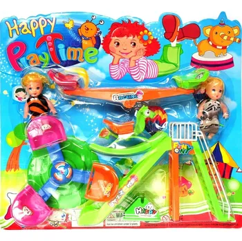 Dětské hřiště MINI HŘIŠTĚ MINIATURA HŘIŠTĚ ODOBA DOMEČEK PRO PANENKY ORNAMENT MINI SLI