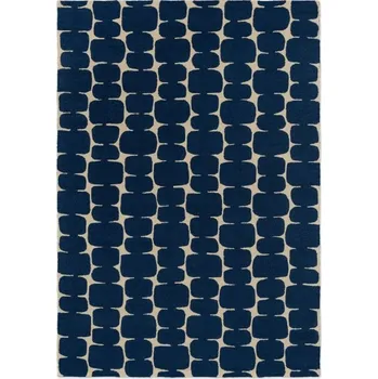 Koberec Moderní vlněný kusový koberec Scion Little Lohko indigo 124208 Brink & Campman 160 x 230