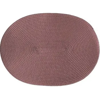 prostírání Jutové prostírání na stůl RATAN oválné měděné