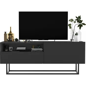 Komoda TV stolek Loft Industriální komoda grafit MAT 120