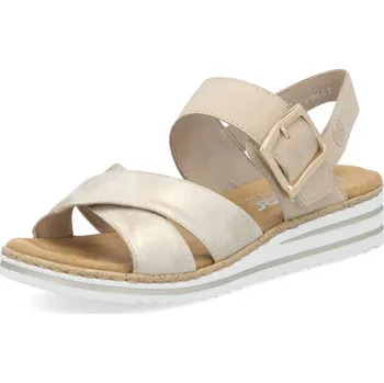 Dámské sandále Dámské sandály RIEKER V0655-60 béžová S5 42