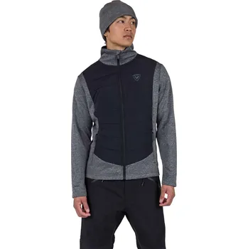 ROSSIGNOL Pánská hybridní bunda Classique Hybrid Clim Fz S ŠEDÁ