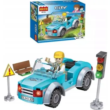 ostatní stavebnice 94dílná Stavebnice městských aut COGO