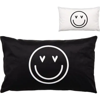 Polštář Clayre & Eef - Povlak na polštář BE HAPPY BHS36-3