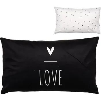 Polštář Clayre & Eef - Povlak na polštář BE HAPPY BHS36-1