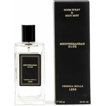 Vůně do bytu Osvěžovač vzduchu Cereria Molla Mediterranean Blue 100 ml skleněný moderní