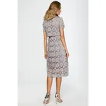 Made of Emotion Koktejlové šaty M405 Šedá A-Line Fit L