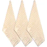 Sada 3 utěrek 50*70 cm, béžové káro
