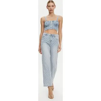 Dámské tričko Gaudi Top 511BD46001 Modrá Slim Fit XS