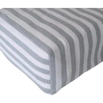 Prostěradlo PROSTĚRADLO S GUMOU DO POSTÝLKY 120X60 cm - MUŠELÍNOVÉ - LIKE MOSES