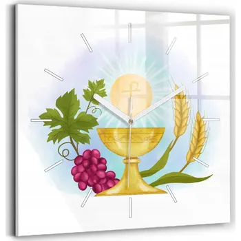 Hodiny Nástěnné hodiny SacroArte bílé 30 cm