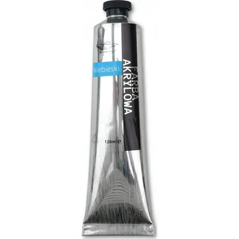 Vodová barva MODRÁ AKRYLOVÁ BARVA 120 ml UMĚLECKÁ V TUBĚ AKRYLOVÁ BARVA VELKÁ