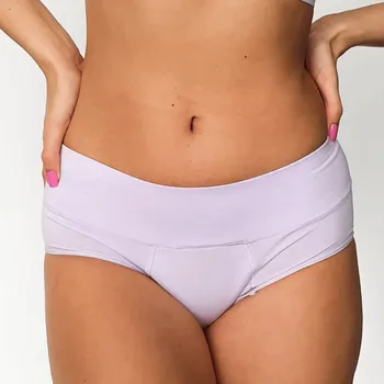 Menstruační kalhotky TEEN PERIOD Boyshort - Fialová Velikost: S, Absorpcia: Stredná