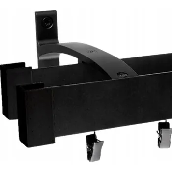 Garnýž VOPPI GARNÝŽ DVOJITÁ MODERNÍ SE ŽABKAMI 160 CM INOX (NEREZ)