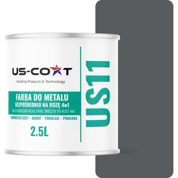 barva na kov BARVA NA KOV 4v1 PROTI KOROZI NA HLINÍK ŠEDÁ BAZALTOVÁ RAL 7012 LESKLÁ 2,5L