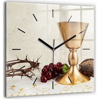 Hodiny Nástěnné hodiny SacroArte béžové 60 cm