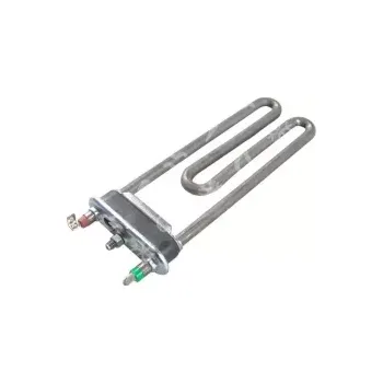 těleso topné 1800 W, L=195mm, s otvorem, pojistkou, pračky ARISTON / INDESIT, 082601