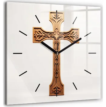 Hodiny Nástěnné hodiny SacroArte béžové 60 cm