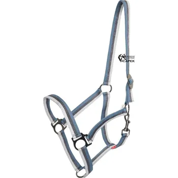 Ohlávka Imperial Riding -ECONOMIC- - Khaki/Béžová/Růžová - Full