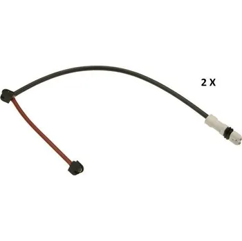 Brzdová destička Výstražný kontakt, opotřebení obložení TRW GIC301