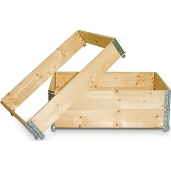 Vyvýšený záhon Vyvýšený záhon 60 x 60 x 20 cm hoblovaný dřevěný