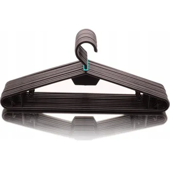 Věšák Šatní ramínko plastový CRH černý