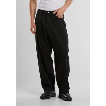 Pánské kalhoty Tapered Twill Baggy Pants - black 38