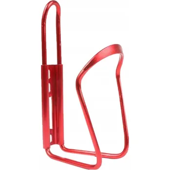 Košík na láhev KOŠÍK NA KOLO NA LÁHEV DRŽÁK NA LAHEV NA PITÍ HLINÍKOVÝ ČERVENÝ