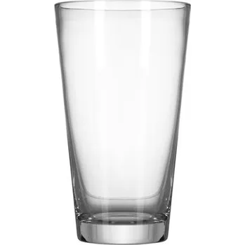 SAHM Váza v30cm PSB ruční čirá konus13503 10003750