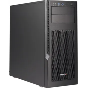 Racková skříň Supermicro SuperChassis GS5A-754K Midi Tower Černá, Šedá 750 W